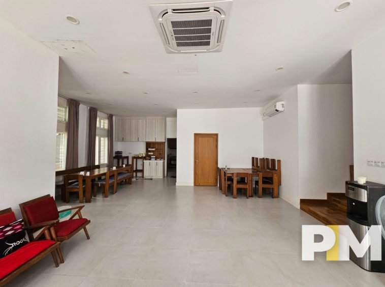 Property for rent in Bahan yangon LIvingroom with chairs