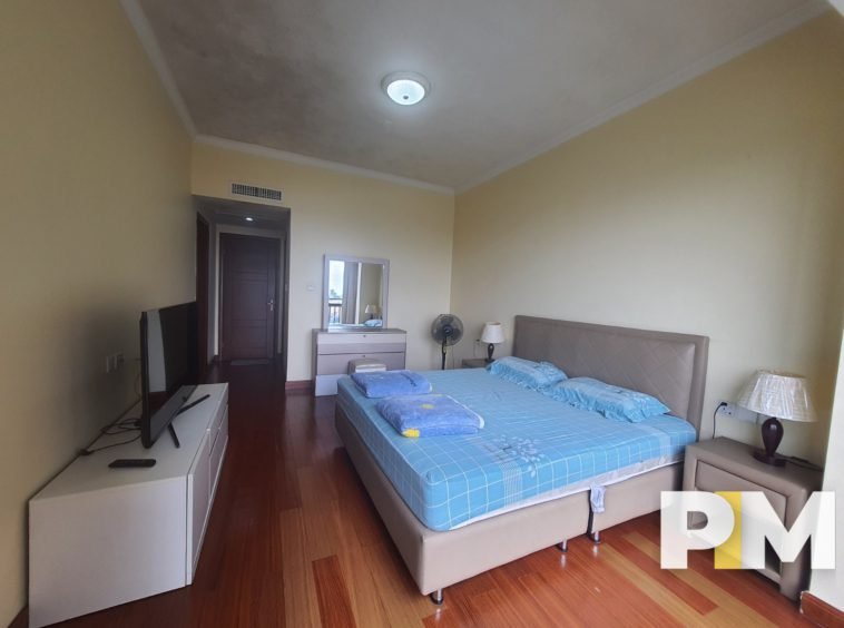 Yankin condo in Golden City for rent Bedroom