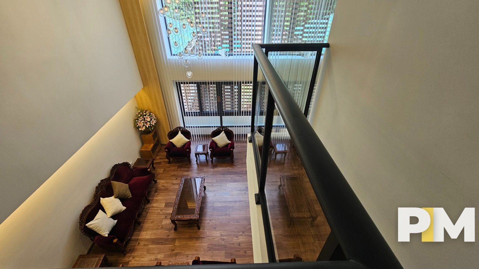 Condo for rent in Yangon Bahan Livingroom